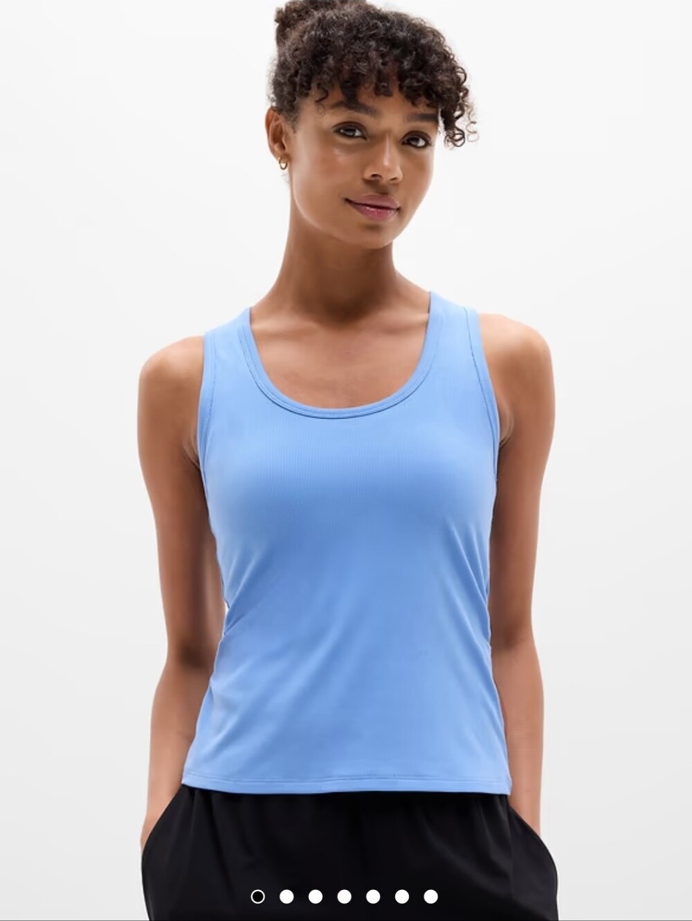 NWT Athleta Signature Rib Scoop Tank, XS